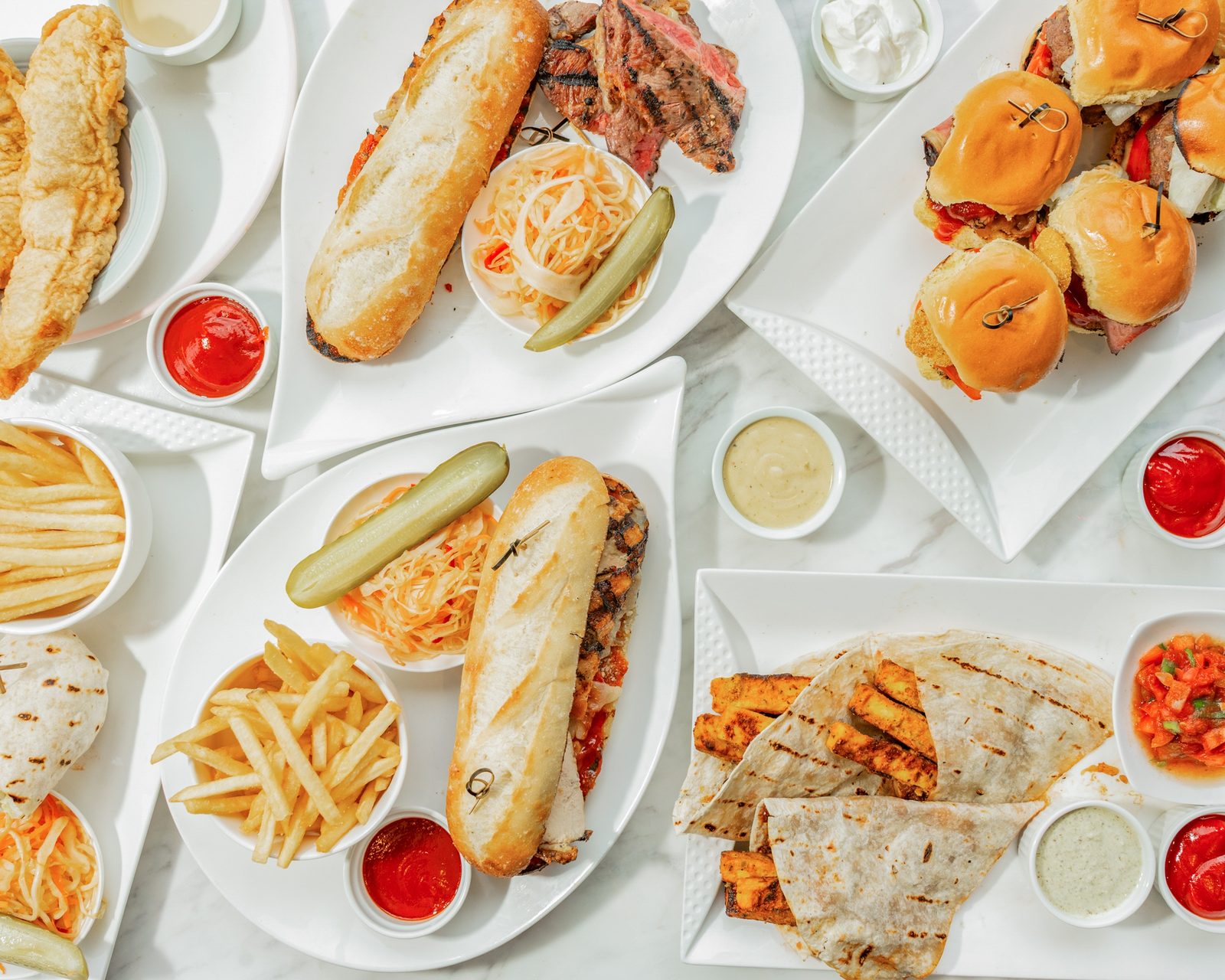 TV Bites food spread